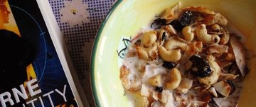 Cashew, Fig and Vanilla Toasted Coconut Granola