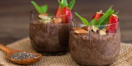 High Protein Chocolate Chia Seed Pudding