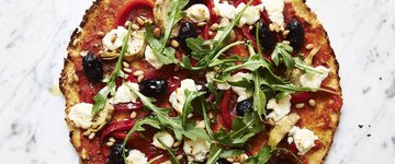 Mediterranean Cauliflower Pizza