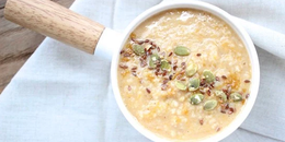 Protein Pumpkin Oatmeal with Egg Whites