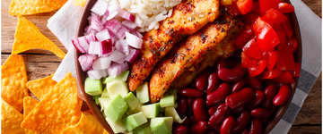 Mexican Chicken Bowl (with Queso Fresco)