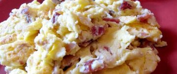Scrambled Egg Whites with Bell Pepper and Bacon