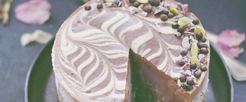 Chocolate Cauliflower Ice Cream Cake 