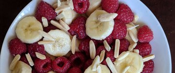 Raspberry Banana Bowl