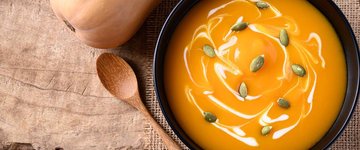 Roasted Butternut Squash, Carrot, and Ginger Soup