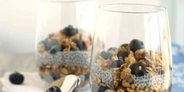 Chia Blueberry Cups 