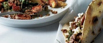 Green Chorizo Tacos with Kale & Potatoes