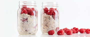 Raspberry Vanilla Overnight Oats