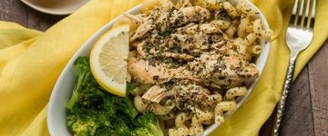 Slow Cooker Lemon Pesto Chicken