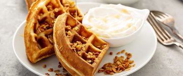 Simple Oat Waffles