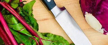 Sautéed Purple Greens