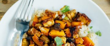 Tempeh Butternut Squash Bake