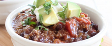 Black Bean Quinoa Taco Soup