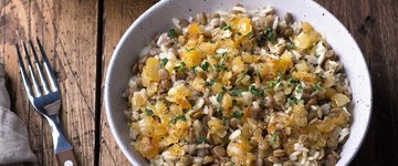Herb Citrus Lentil & Brown Rice Salad