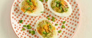 Avocado Deviled Eggs