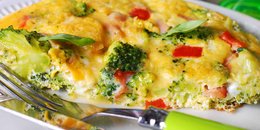 Broccoli, Tomato & Feta Frittata