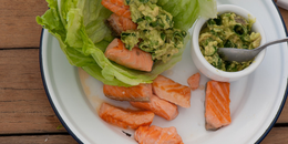 Fish Wraps with Lime Avocado