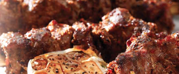 Cumin and Garlic Scented Lamb Skewers
