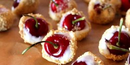 Cherry Cheesecake Bites