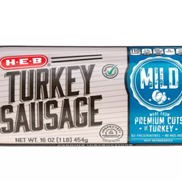 H‑E‑B Mild Turkey Breakfast Sausage