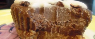 Raw Chocolate Bavarian Cheesecakes