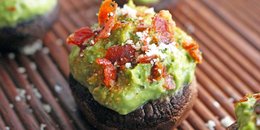 Avocado Prosciutto Stuffed Mushrooms