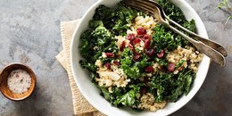 Warm Quinoa Salad with Apple and Kale