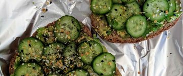 CUCUMBER AVOCADO TOAST