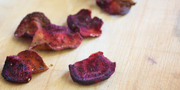 Baked Beet Chips