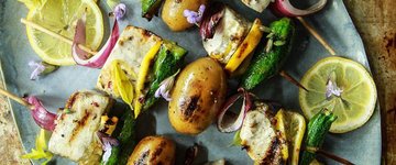 Grilled Swordfish Kebabs
