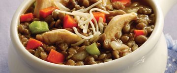 Savory Lentil Chicken & Vegetable Soup