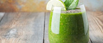 Low-carb ginger smoothie