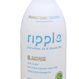 Ripple Original Unsweetened Dairy Free Pea Milk