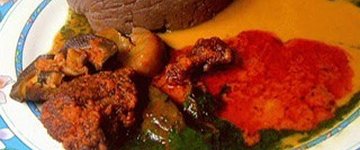 Amala and Ewedu Soup