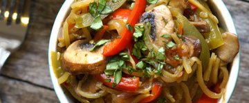 Cajun Zucchini Noodle Pasta