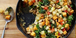Vegetable White Bean Hash