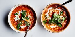 Curried Lentil, Tomato, and Coconut Soup