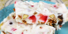 Frozen Yogurt Trail Mix Bars