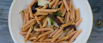 Mushroom Bomb Lentil Pasta