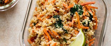 Spinach and Quinoa Vegan Meal Prep Bowls