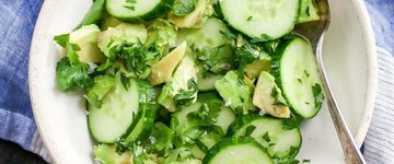 Cucumber and Avocado Salad