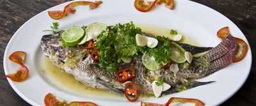Steamed White Fish