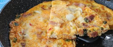 Haddock Frittata & Fresh Arugula Salad