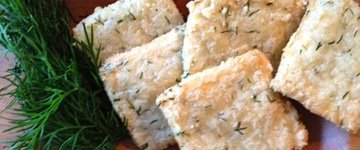 Almond, Parmesan and Dill Crackers