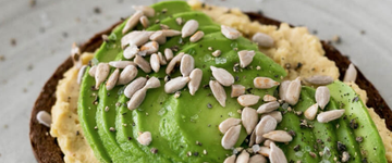 Hummus Toast with Avocado