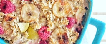 Loaded Baked Oats Casserole (GF, DF)