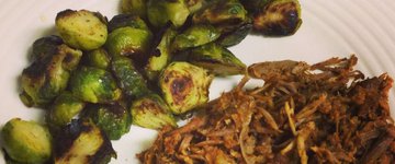 Pulled Pork Shoulder with Brussels Sprouts