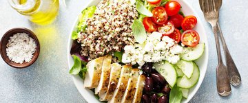 Mediterranean Quinoa Salad Bowl