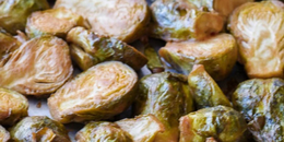 Maple-Dijon Roasted Brussel Sprouts