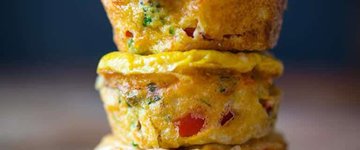 Grab-and-Go High-Protein Veggie Egg Cups